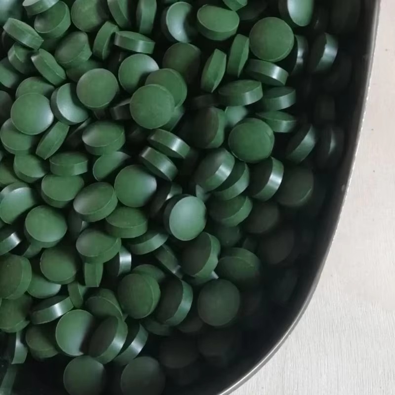 Aquarium Fish Holiday Food - 100-3000pc Tablet Spirulina Kemurnian Tinggi, Rumput