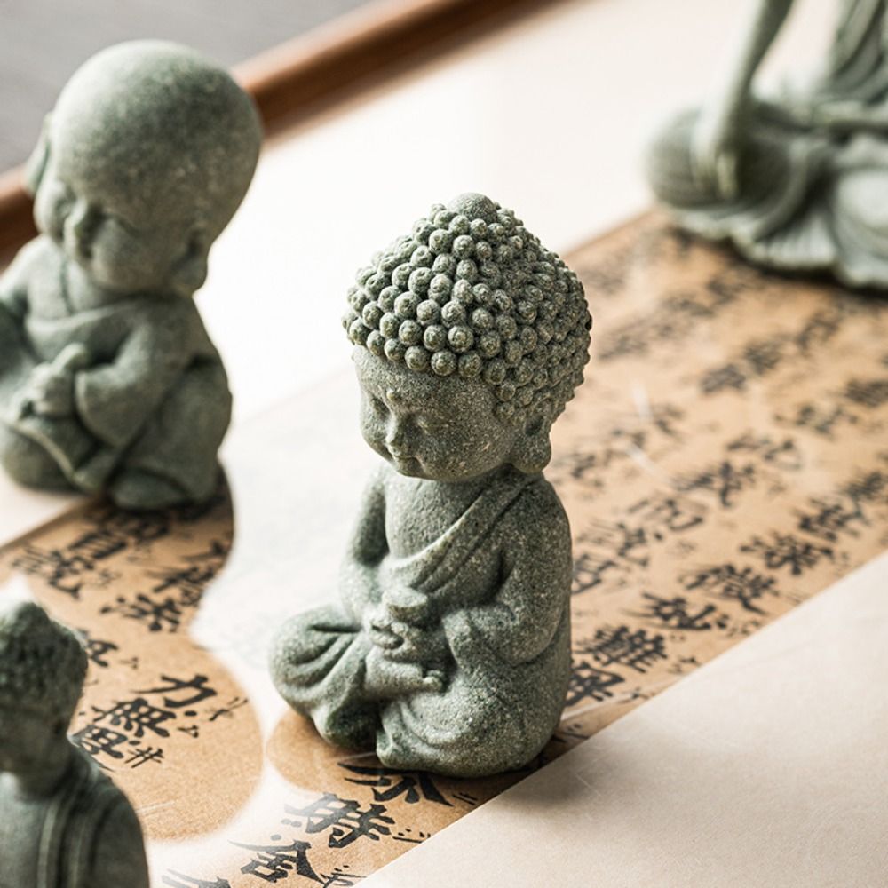 Aquarium Fish Small - Dekorasi Rumah Patung Buddha dari Batu