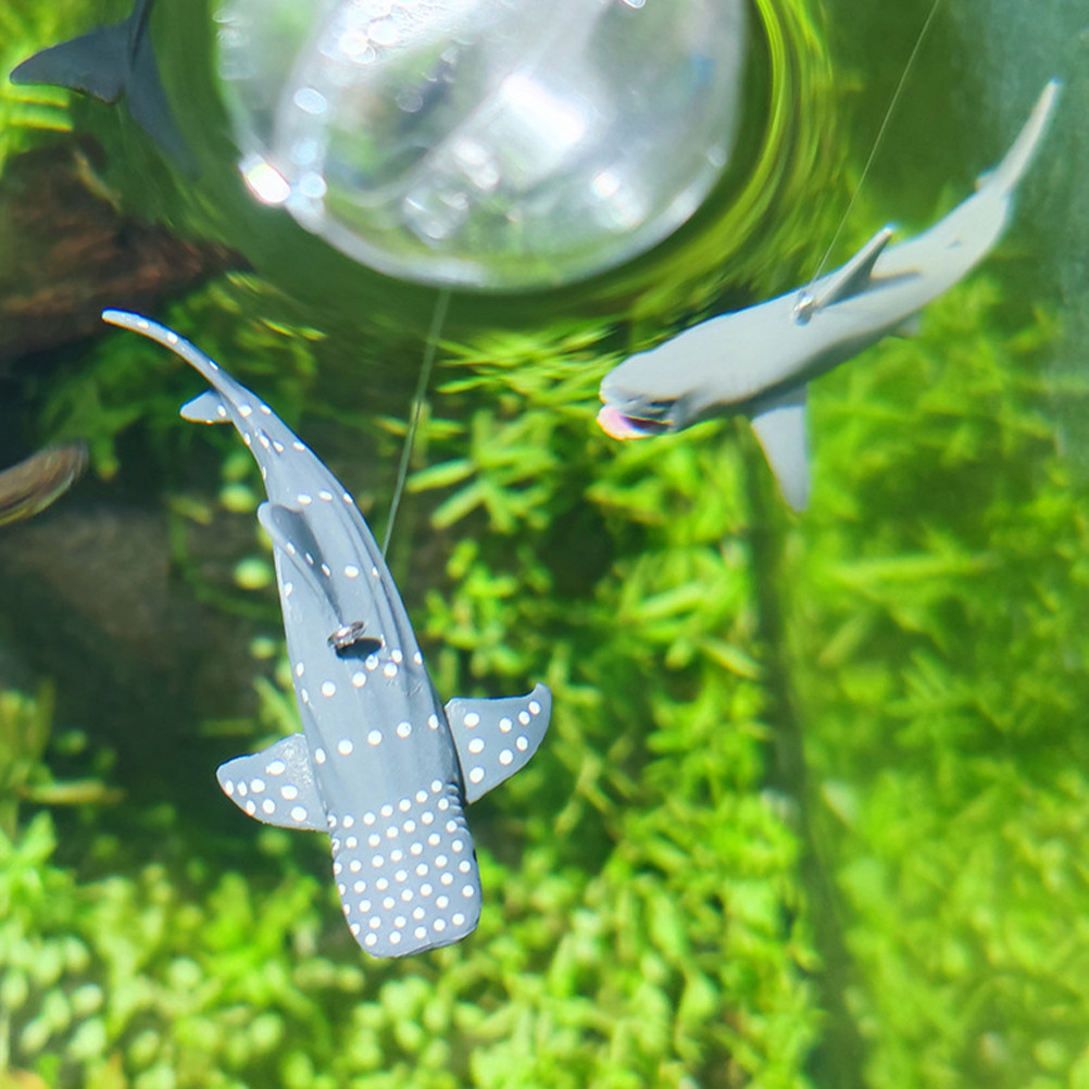 Aquarium Fish Shark - 3Pcs Hiasan Akuarium Hiu Mengambang Mirip