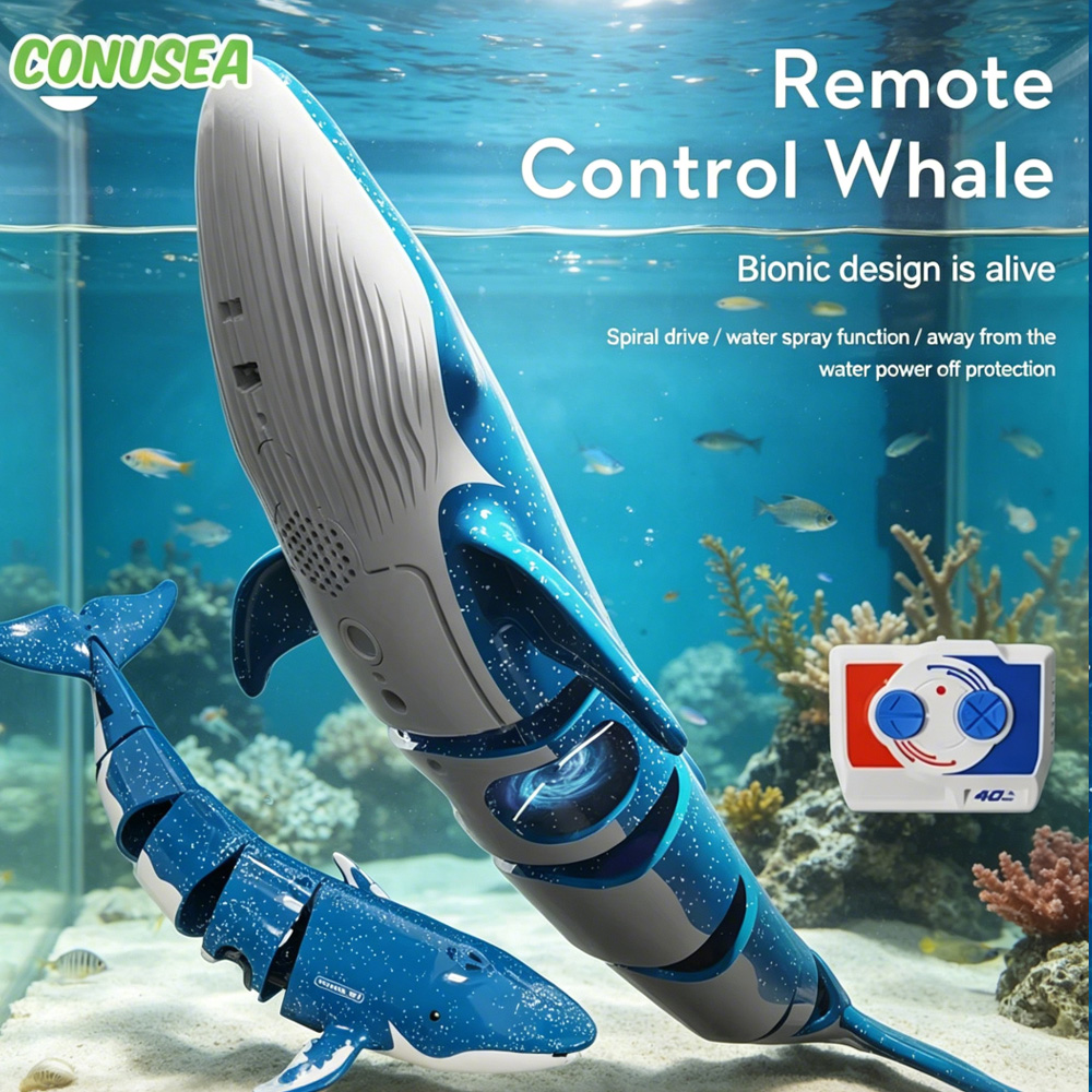 Aquarium Fish Shark - Kapal selam RC, paus bawah air,