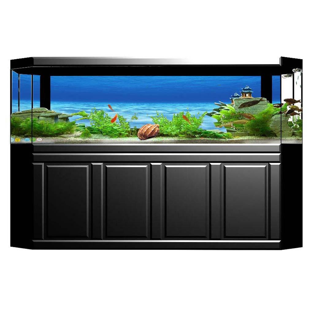 Aquarium Fish Of The World - Poster Latar Belakang Akuarium Dekoratif Samping,