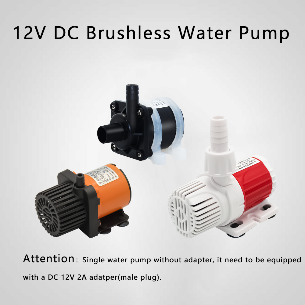 Aquarium Fish Small - Pompa Submersible kecil tanpa sikat 12V
