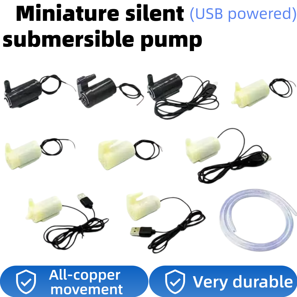 Aquarium Fish Delivery - 10-1 Buah, DC 5V 3V Pompa