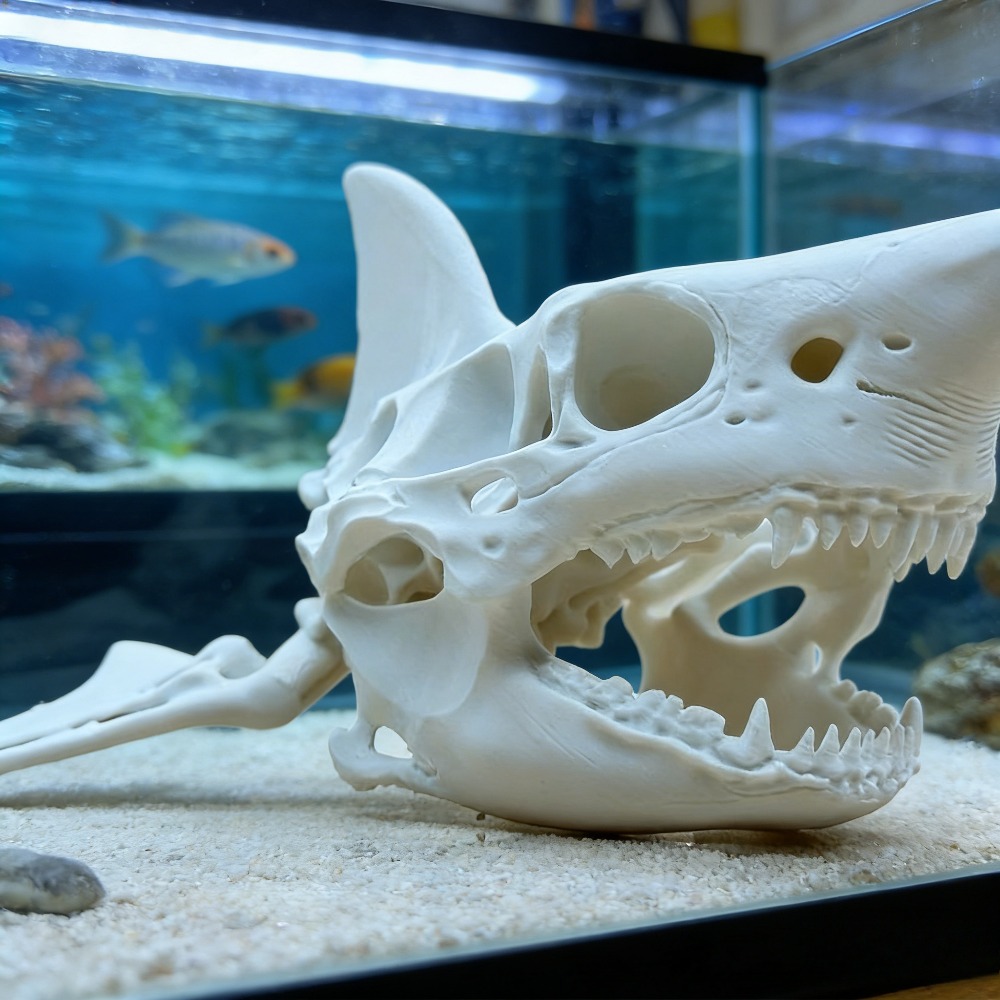 Perlengkapan Cosplay Kerangka  - Aquarium Fish Shark ulasan dan harga