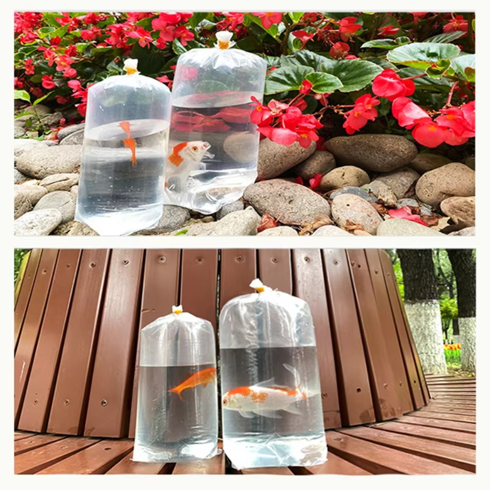 50PCS Kantong Pernapasan Akuar - Aquarium Fish Delivery ulasan dan harga