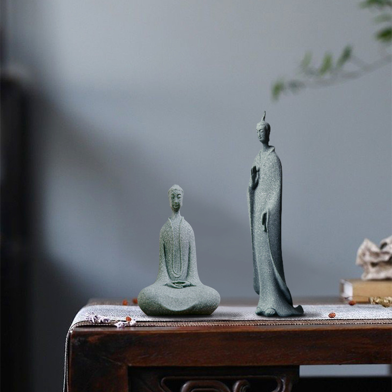 Patung Buddha Mini, dekorasi a - Aquarium Fish Small ulasan dan harga