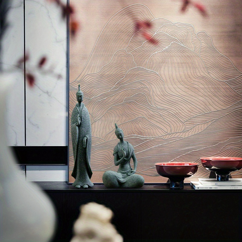 Patung Buddha Mini, dekorasi a - Aquarium Fish Small ulasan dan harga