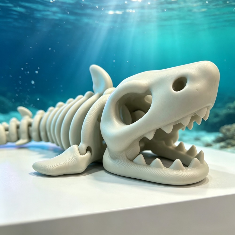 Dekorasi Akuarium Kerangka Hiu - Aquarium Fish Shark ulasan dan harga