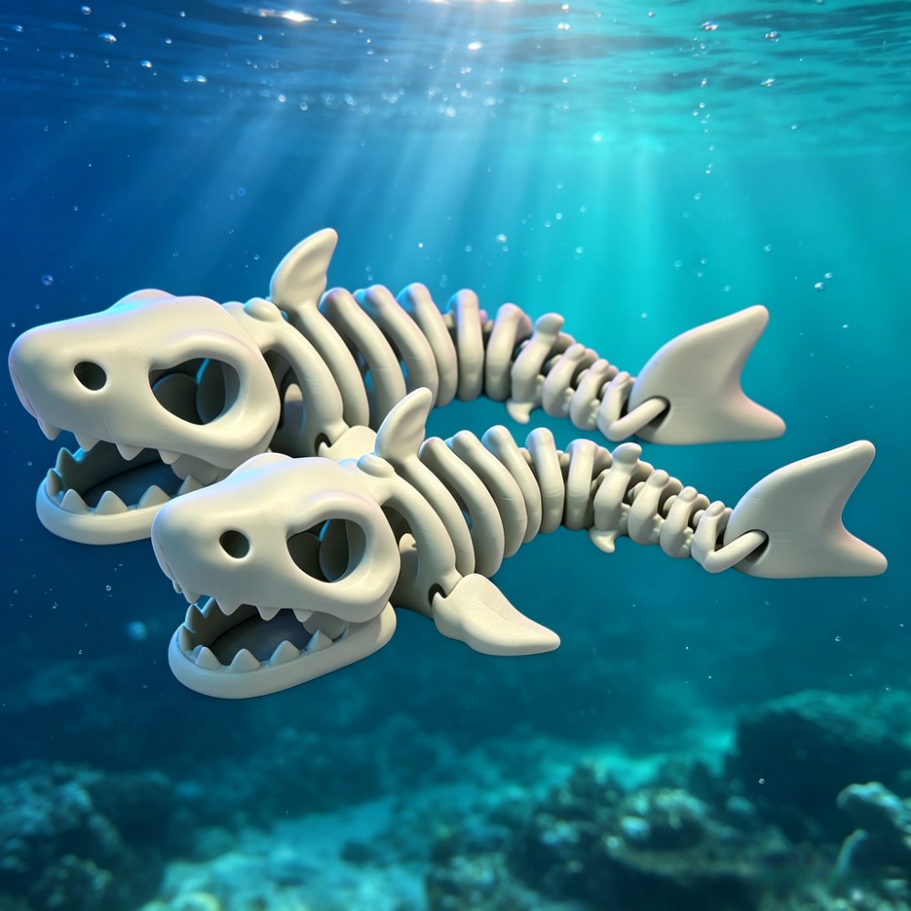 Dekorasi Akuarium Kerangka Hiu - Aquarium Fish Shark ulasan dan harga