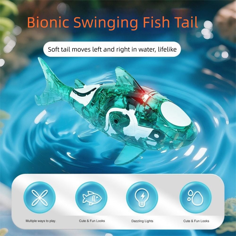 Ikan Hias Plastik Elektrik Ber - Aquarium Fish Shark ulasan dan harga