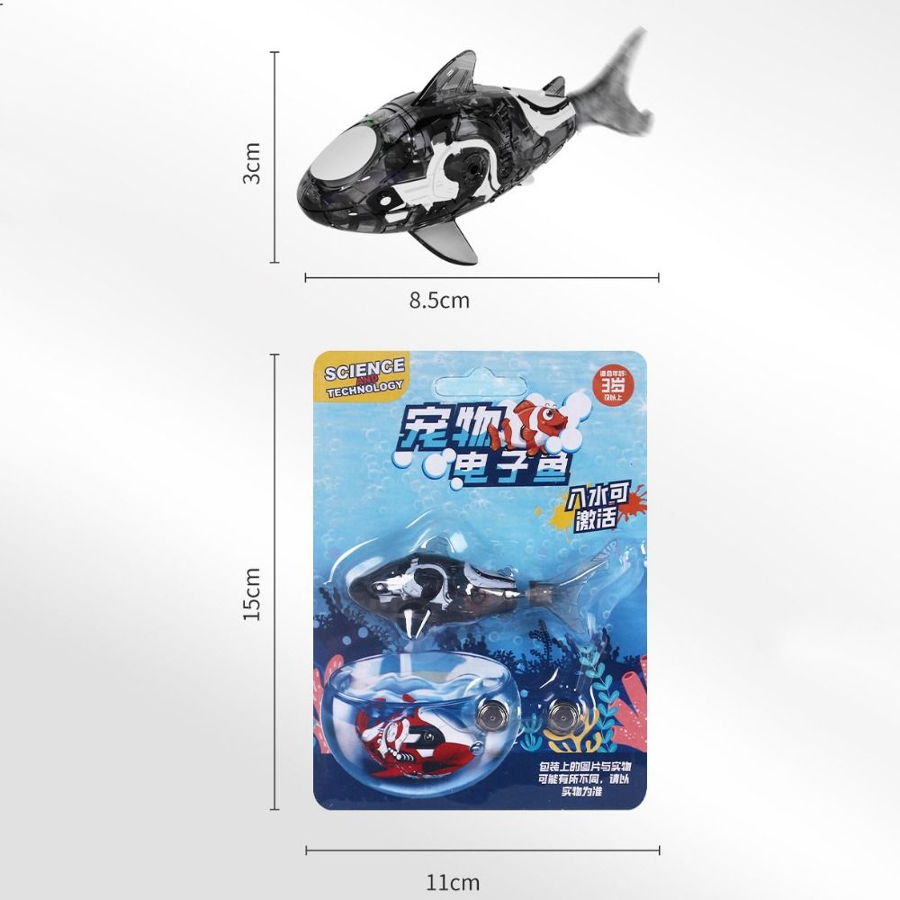 Ikan Hias Plastik Elektrik Ber - Aquarium Fish Shark ulasan dan harga