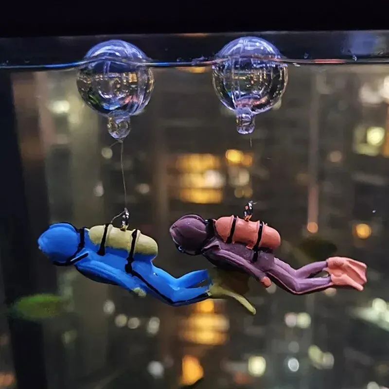 Ornamen Penyelam Tangki Ikan D - Aquarium Fish Popular ulasan dan harga