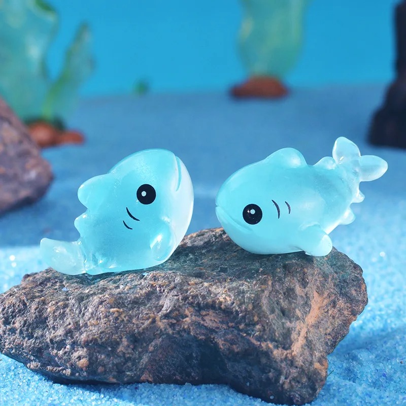 4 Buah Model Patung Ikan Laut  - Aquarium Fish Shark ulasan dan harga