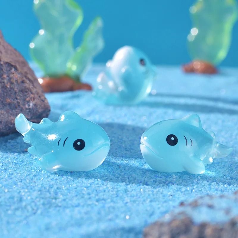 4 Buah Model Patung Ikan Laut  - Aquarium Fish Shark ulasan dan harga