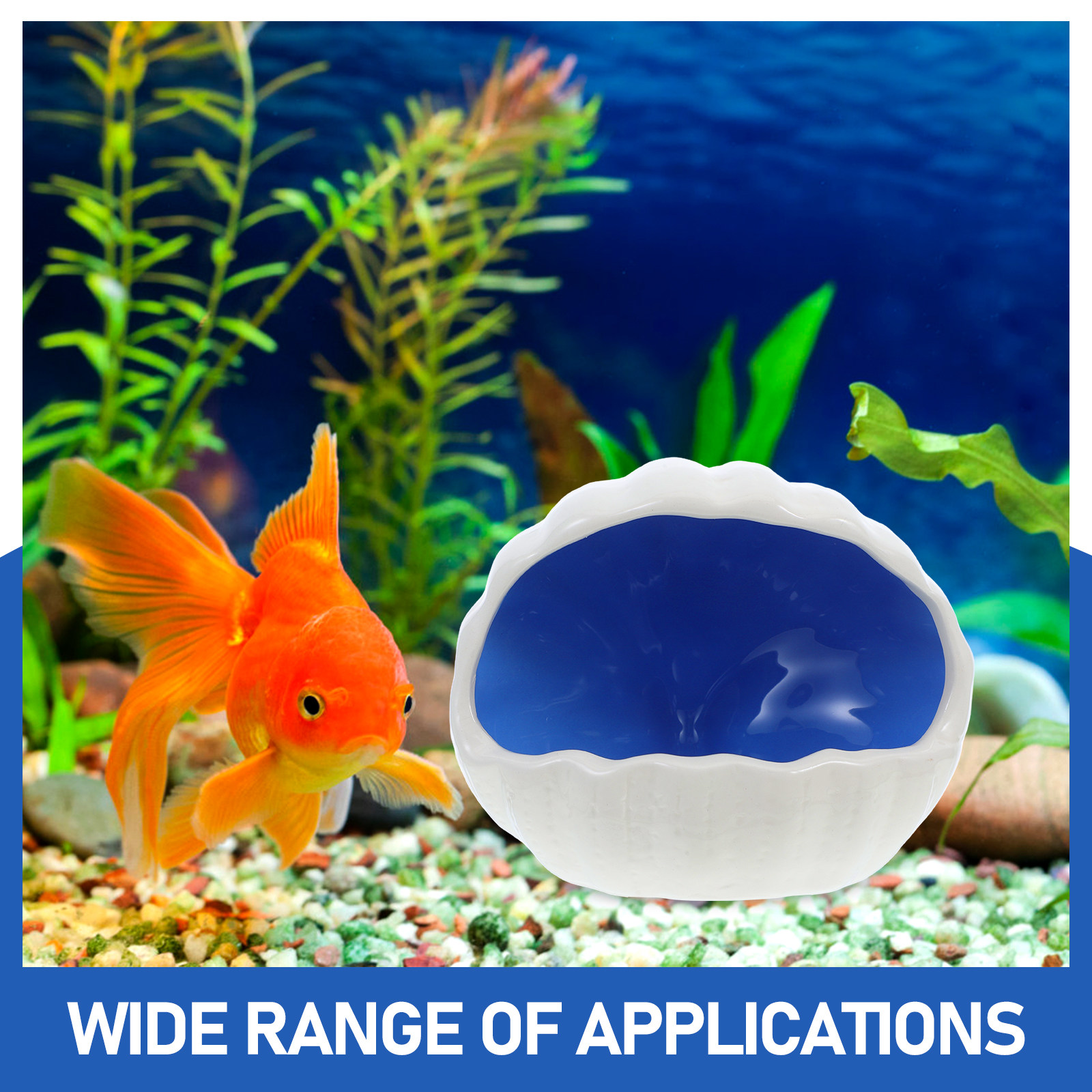 Hiasan Akuarium Bentuk Kerang  - Aquarium Fish Of The World ulasan dan harga