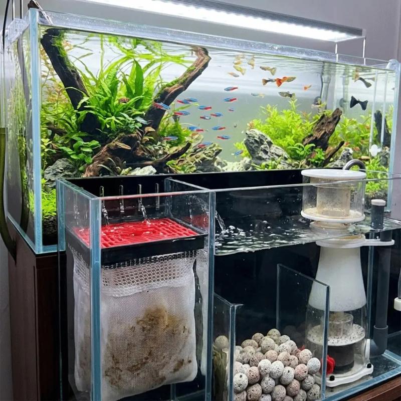 Kantong Filter Akuarium, Filtr - Box Fish In Aquarium ulasan dan harga
