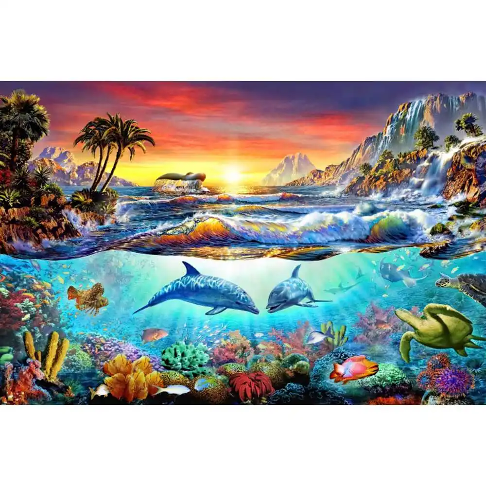 Latar Belakang Dunia Bawah Lau - Aquarium Fish Of The World ulasan dan harga