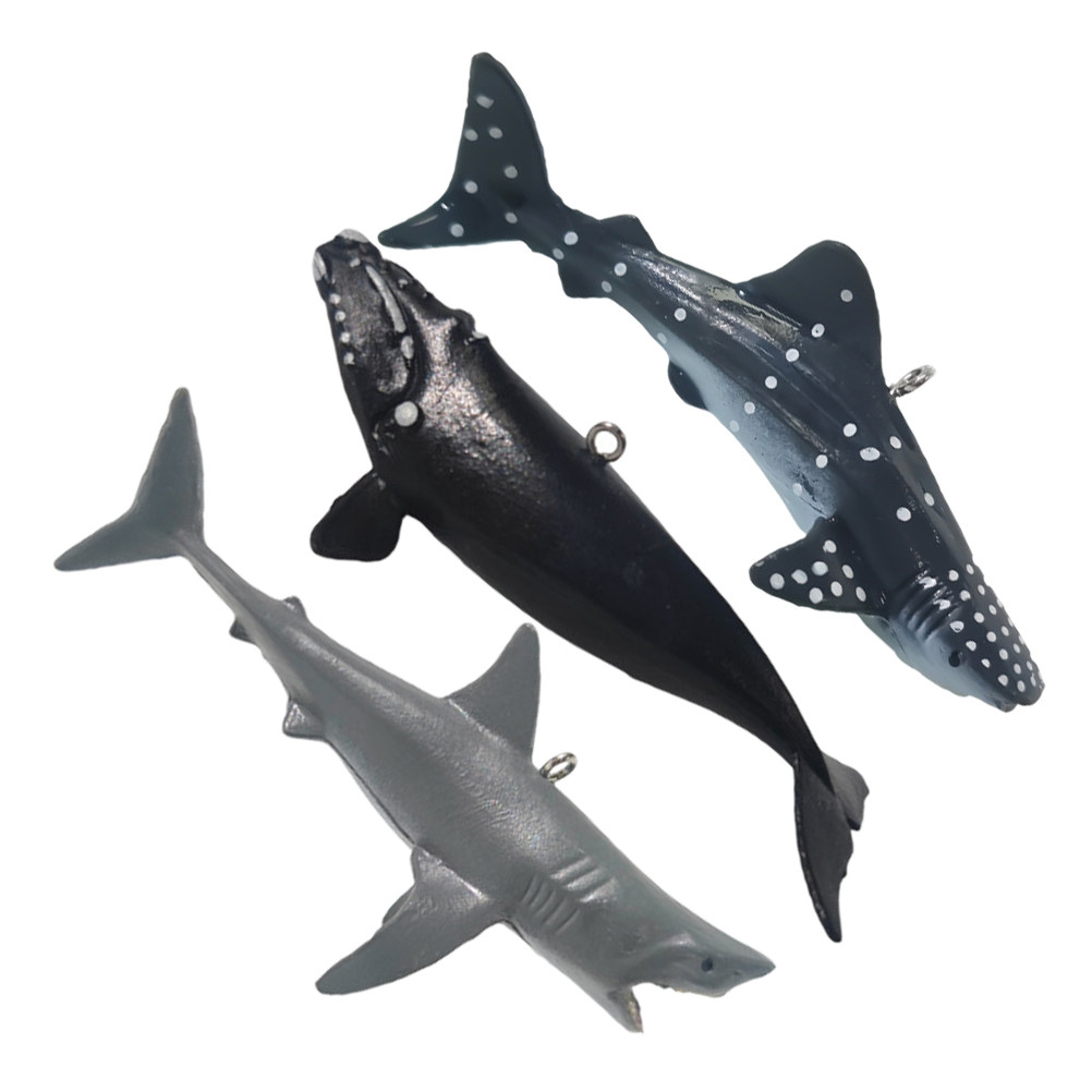 3Pcs Hiasan Akuarium Hiu Menga - Aquarium Fish Shark ulasan dan harga