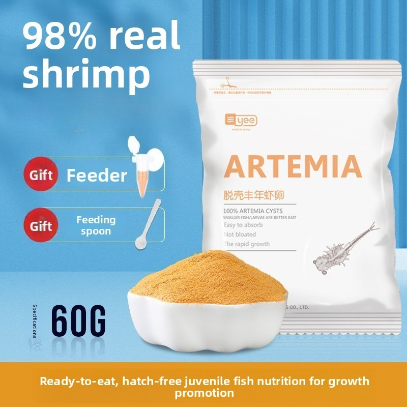 Udang Artemia Yee Nutritious u - Aquarium Fish Holiday Food ulasan dan harga