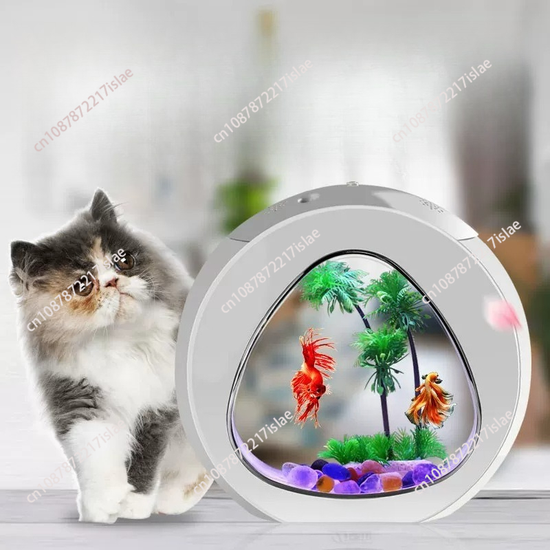 Akuarium Akrilik Desktop Kecil - Aquarium Fish Small ulasan dan harga