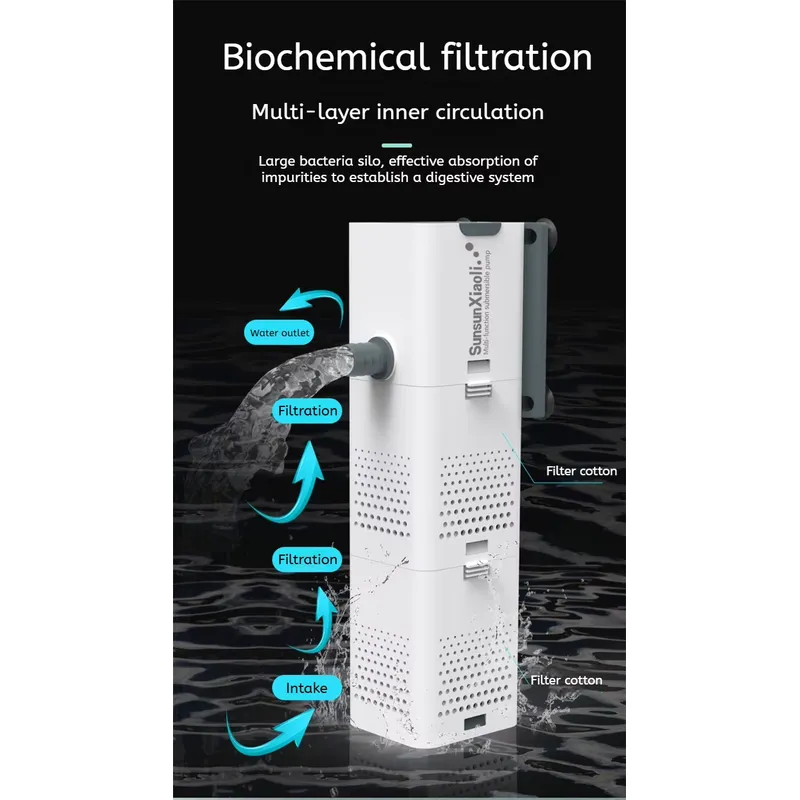 Filter Internal Akuarium 4 in  - Aquarium Fish Small ulasan dan harga