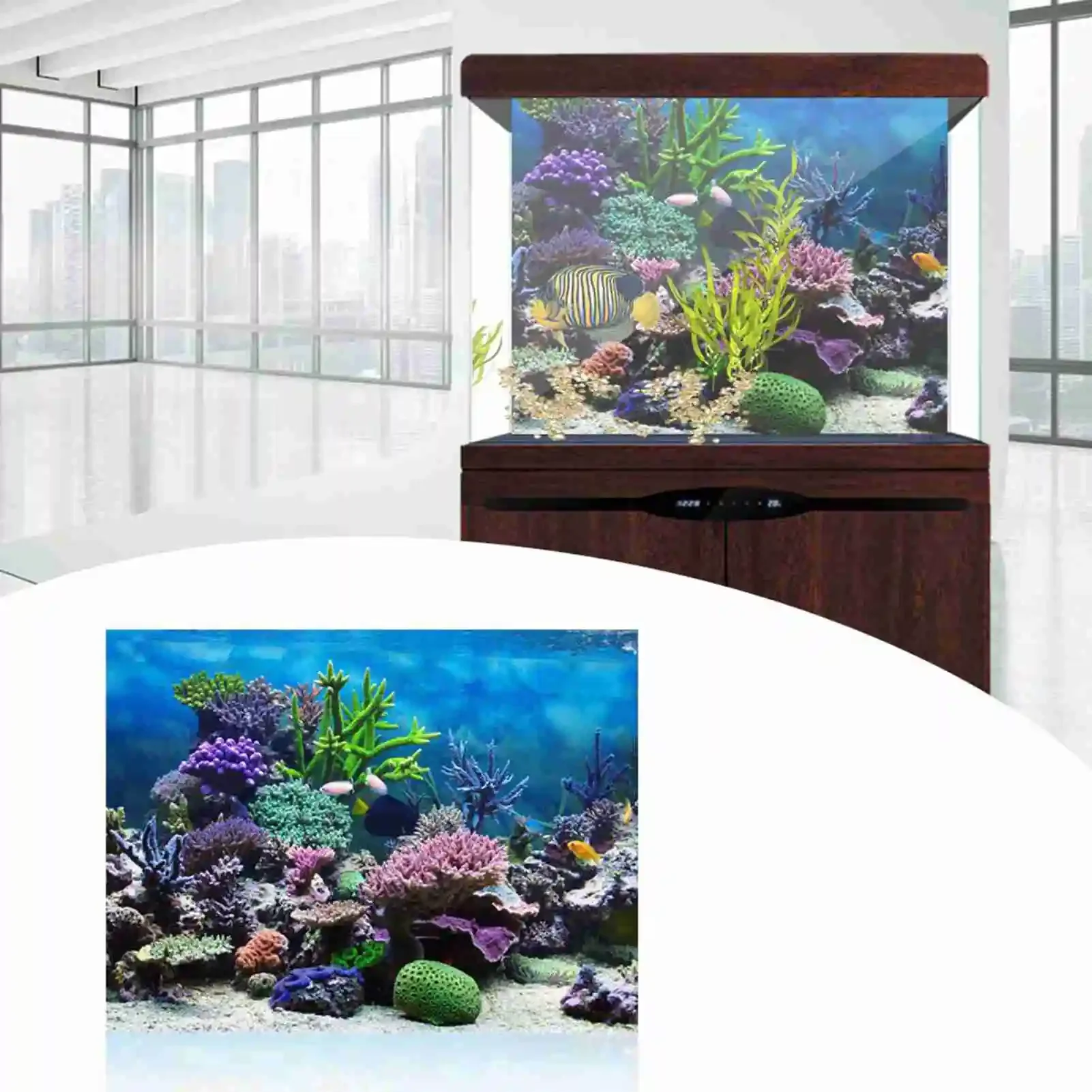 3D akuarium Poster pemandangan - Aquarium Fish Wallpaper Hd ulasan dan harga