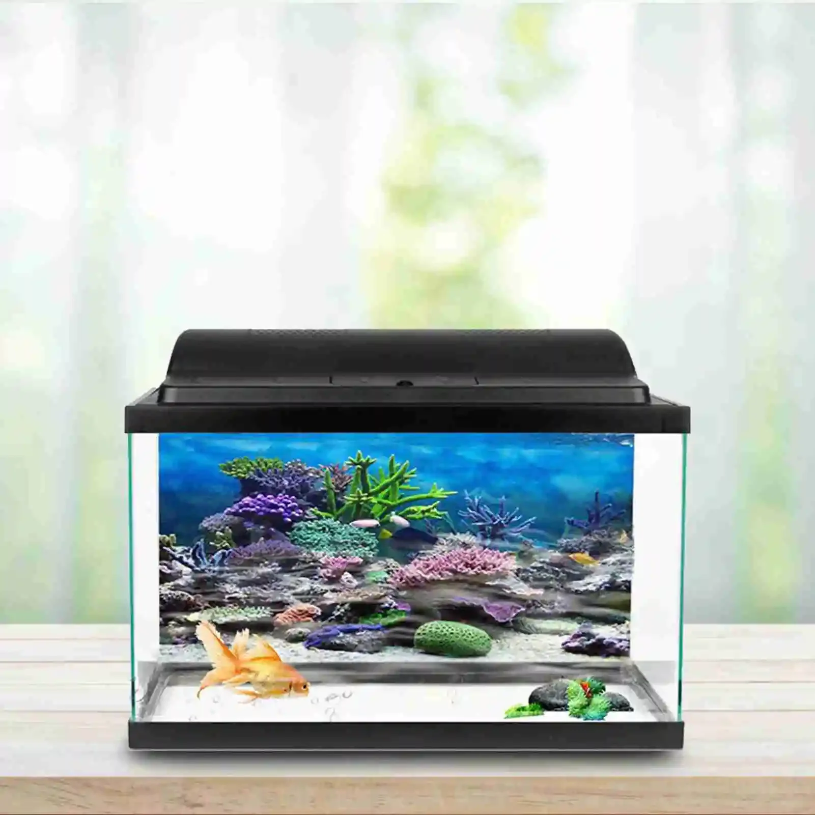 3D akuarium Poster pemandangan - Aquarium Fish Wallpaper Hd ulasan dan harga