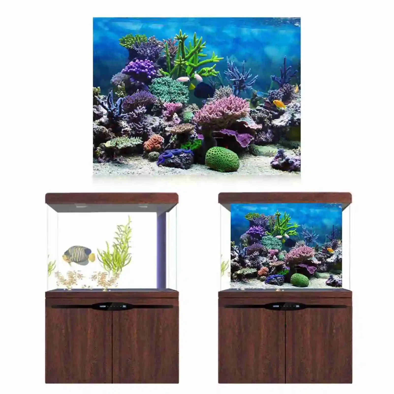 3D akuarium Poster pemandangan - Aquarium Fish Wallpaper Hd ulasan dan harga