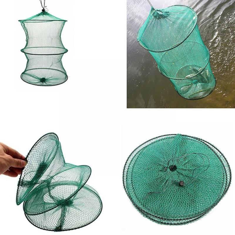 Jala nilon bulat lipat bingkai - Aquarium Fish Trap ulasan dan harga