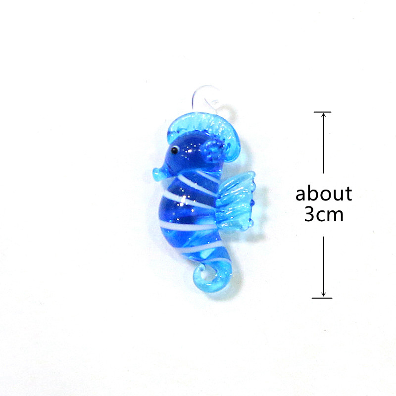 6 pcs hiasan kaca mini hewan l - Aquarium Fish Shark ulasan dan harga