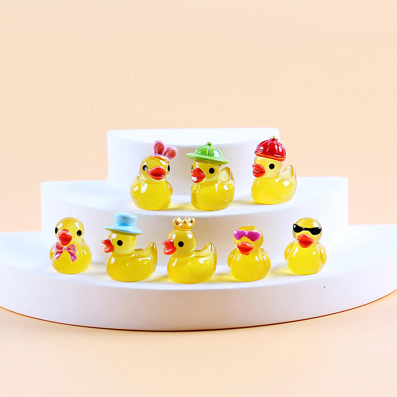 8 buah miniatur bebek kuning b - Aquarium Fish Small ulasan dan harga