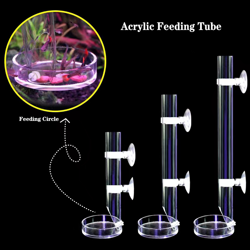 1 Buah Akrilik Pengumpan Akuar - Aquarium Fish Holiday Food ulasan dan harga