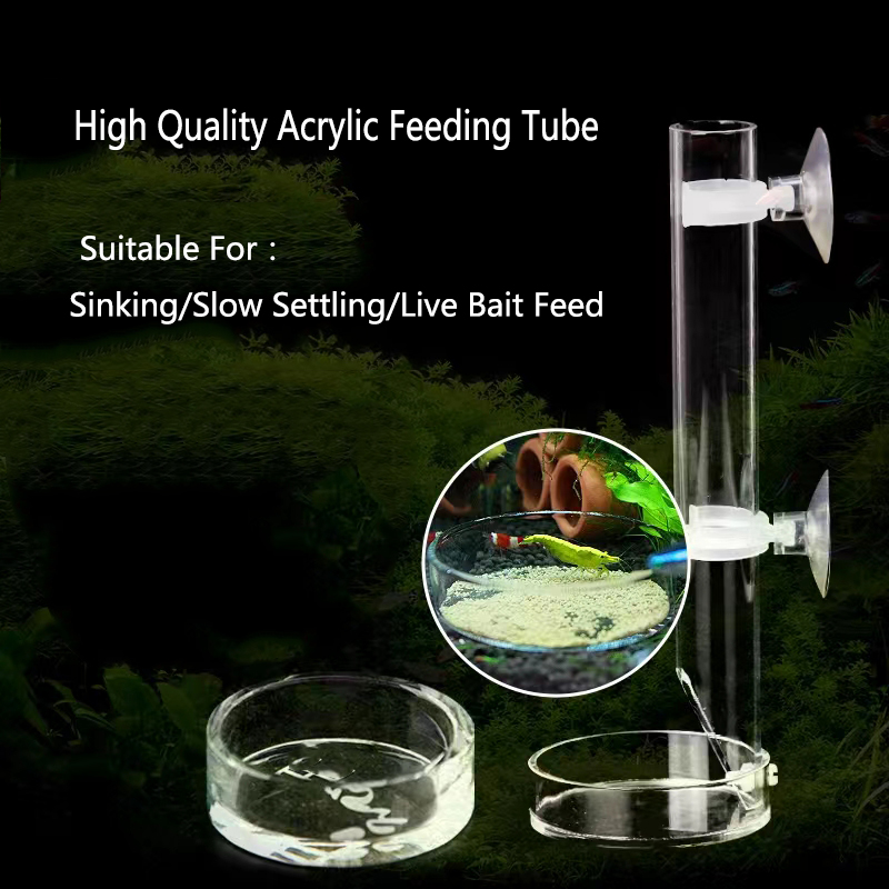 1 Buah Akrilik Pengumpan Akuar - Aquarium Fish Holiday Food ulasan dan harga